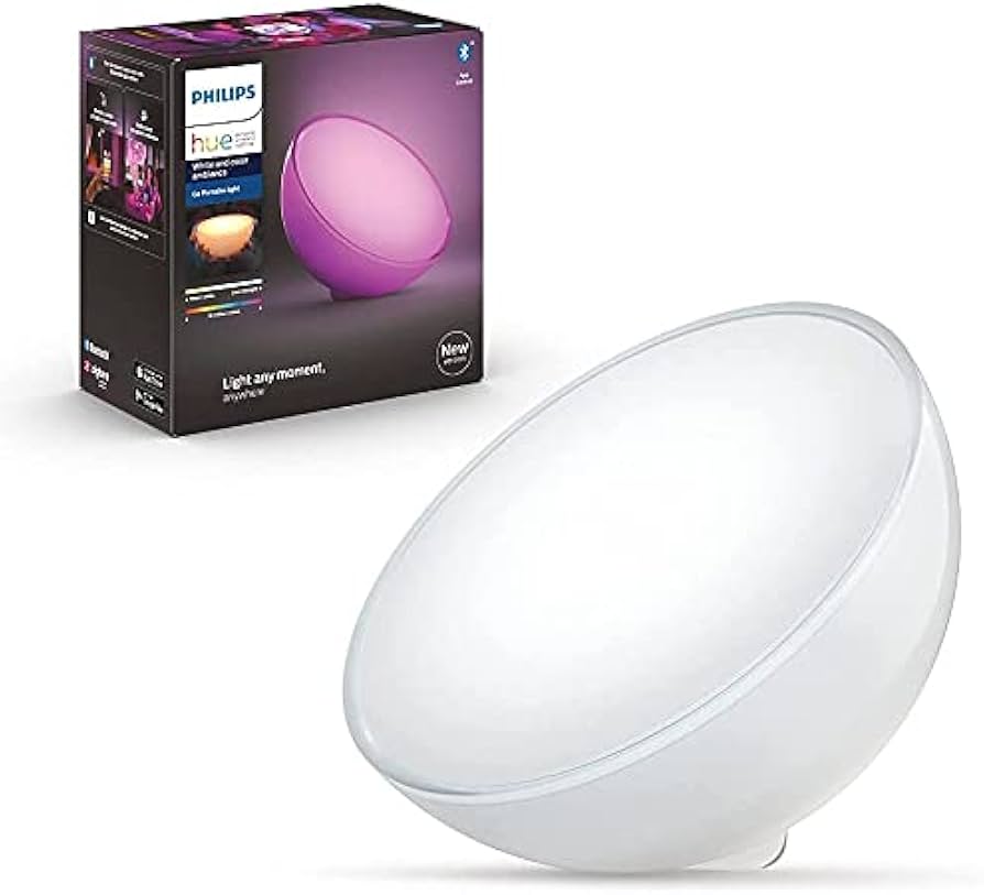 Philips Hue Go Smart Portable Dimmable Table Lamp