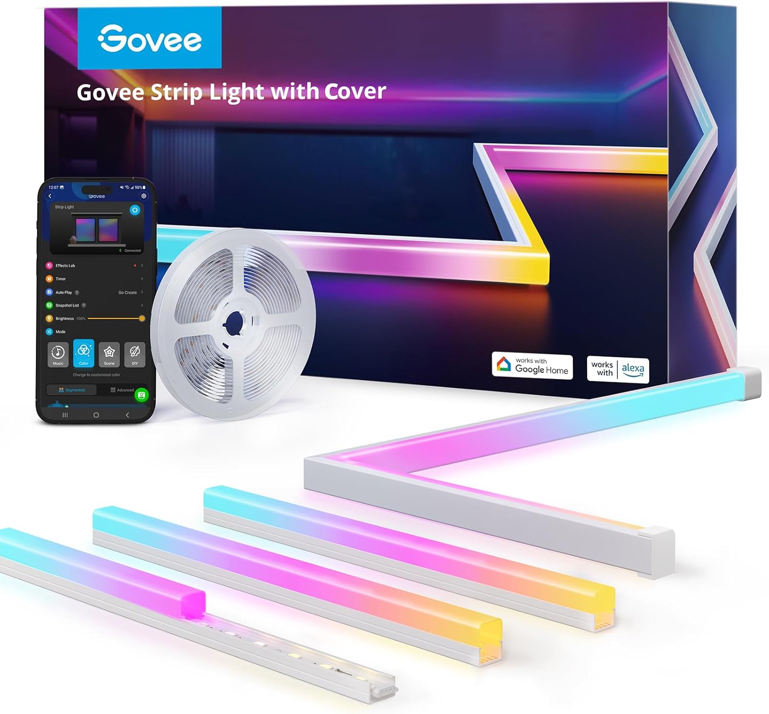 Govee Smart LED Strip Lights for Bedroom