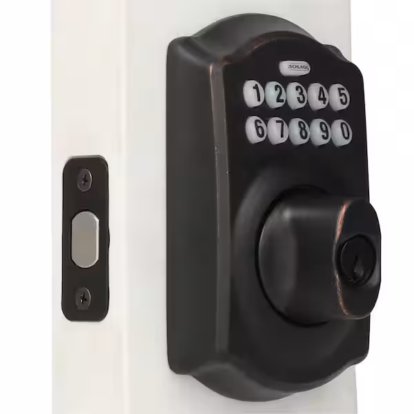 Schlage BE365 V CAM 716 Camelot Keypad Deadbolt