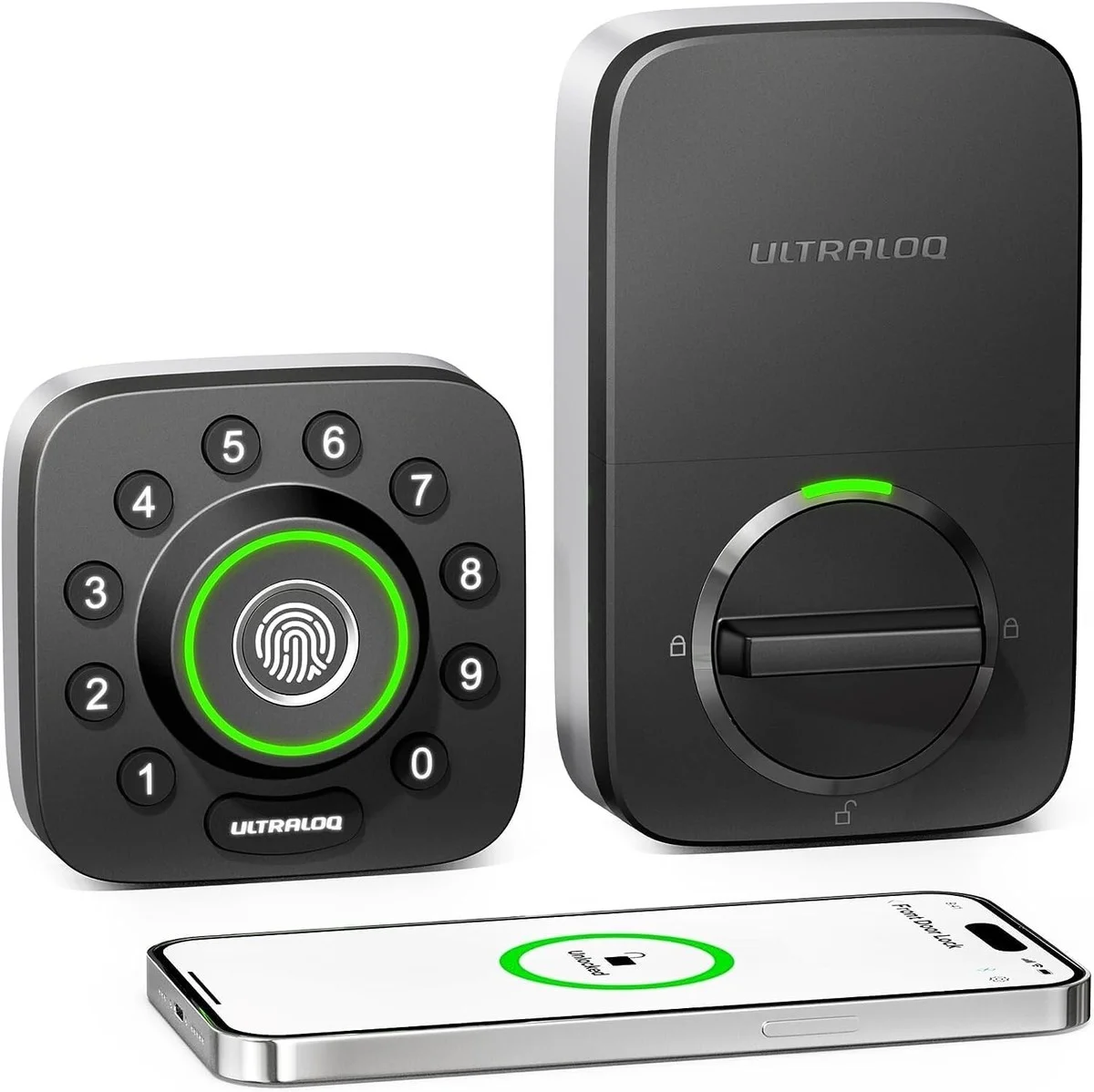 ULTRALOQ U-Bolt Pro WiFi Smart Lock with Door Sensor