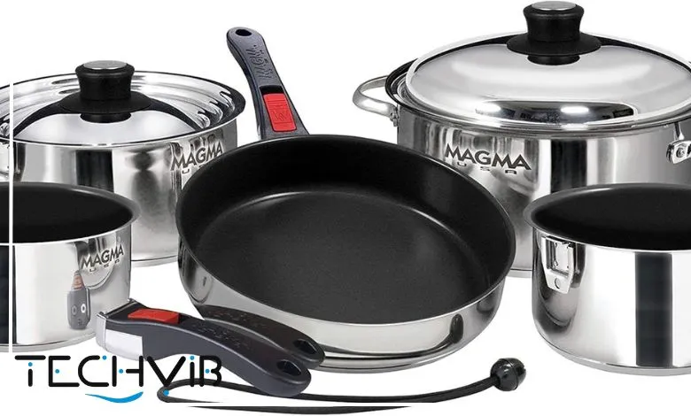 Magma Nesting 10-Piece Stainless Steel Cookware Set