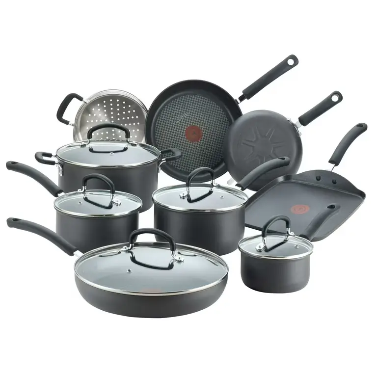T-fal Ultimate Hard Anodized Nonstick Cookware Set 14 Piece