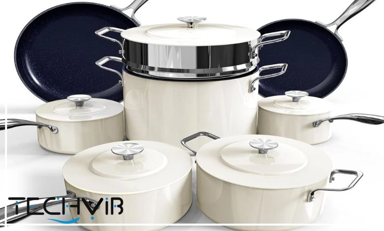 SODAY 12 Pcs Pots and Pans Set