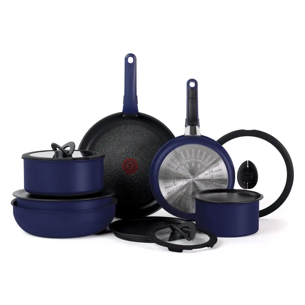 T-fal Ingenio Essentials Cookware Set with Detachable/Removable Handle 11 Piece