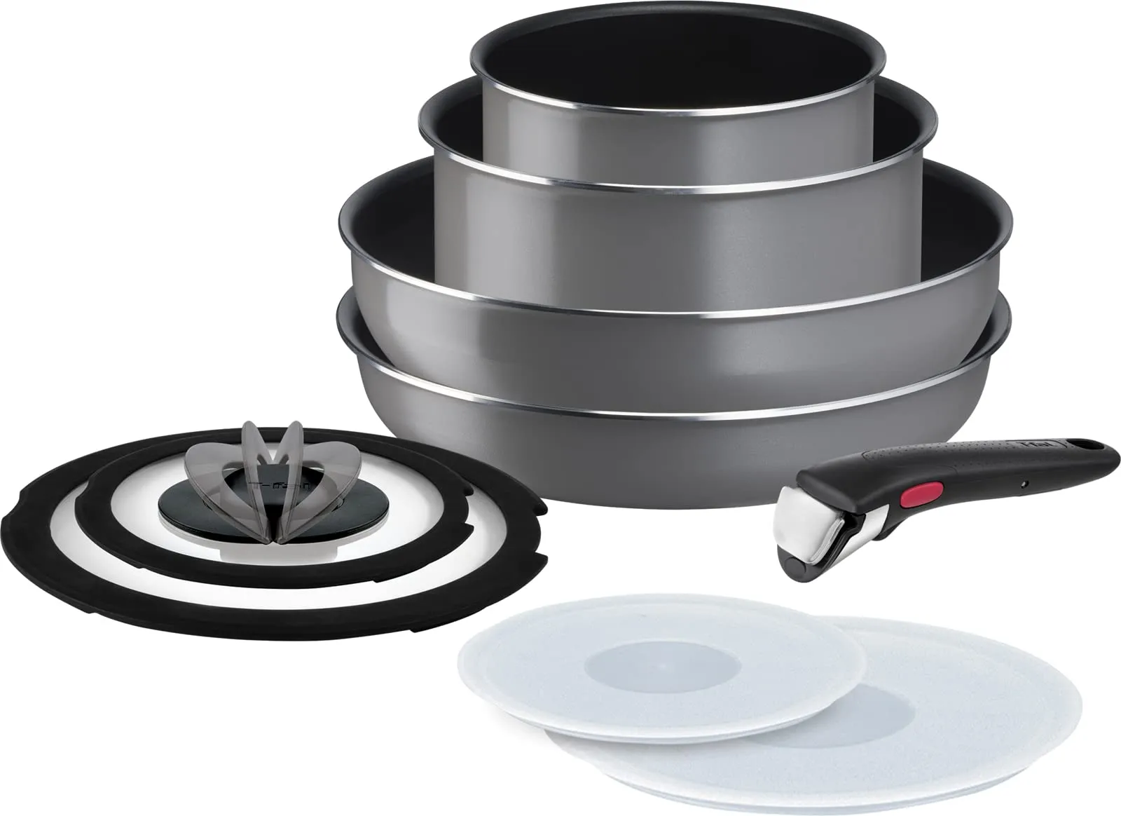 Tefal L16199 Tifal Handle Removable Pot Frying Pan Set