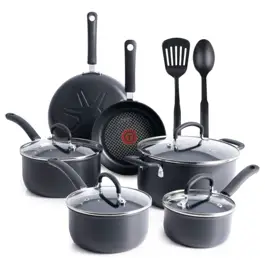T-fal Ultimate Hard Anodized Nonstick Cookware Set 17 Piece