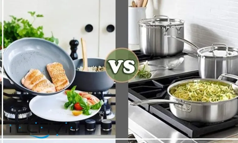 ceramic-coated versus stainless steel cookware