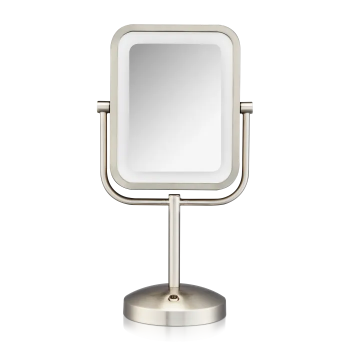 Conair Lighted Makeup Mirror, Double-Sided LED Vanity Mirror with 1X/10X Magnification