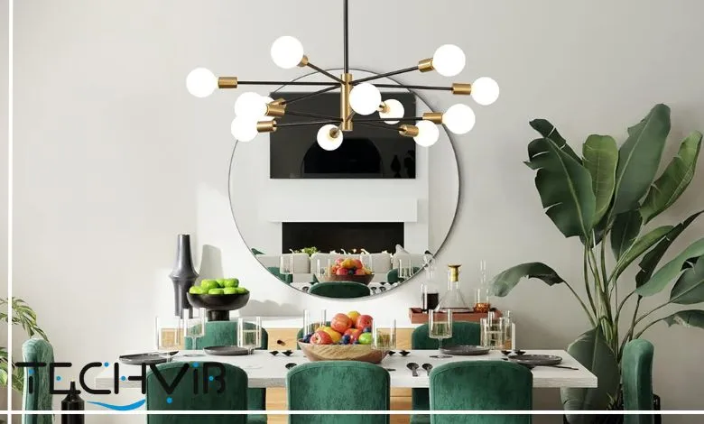 Modern Chandelier Ceiling Light Fixture Sputnik