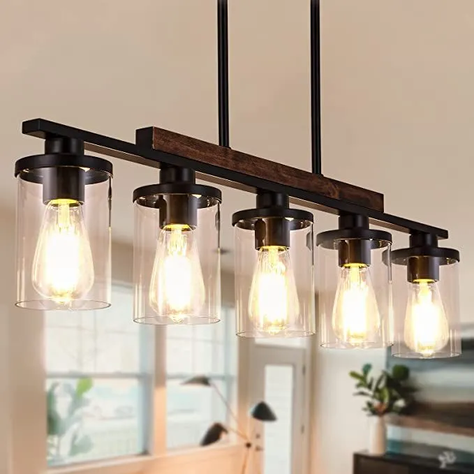 Dining Room Light Fixture/Chandelier Over Table,5-Light Kitchen Island Lighting