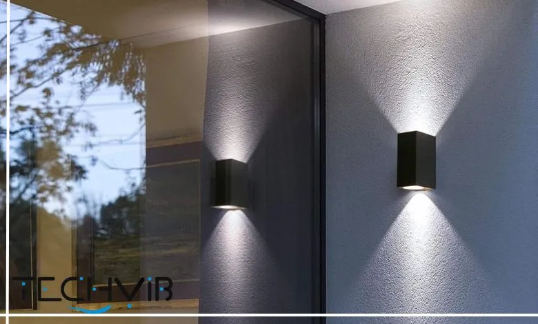 HLFVLITE 2 X Black Outside Wall Light