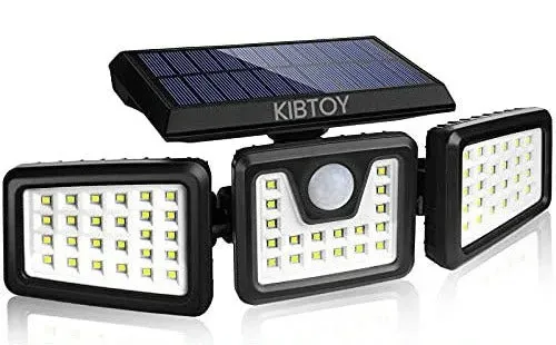 KIBTOY Solar Sensor Outdoor Bright Light Easy to Install