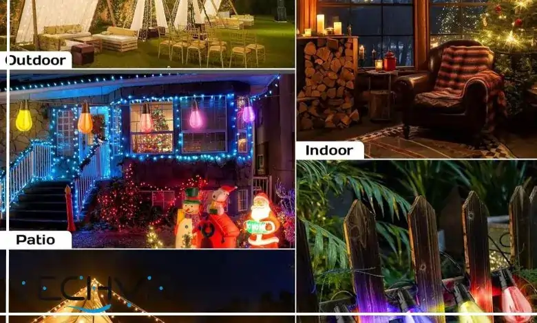 Nextyu Festoon Lights Outdoor