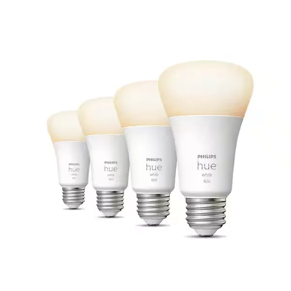 Philips Hue Smart 60W A19 LED Bulb - Soft Warm White Light