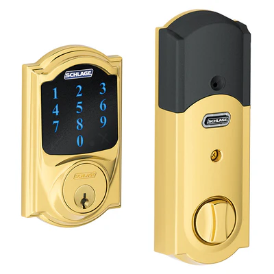 SCHLAGE Connect Camelot Touchscreen Deadbolt Smart Lock w Alarm