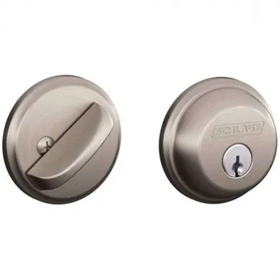Schlage B60 N 619 Deadbolt, Keyed 1 Side, Highest Residential Security