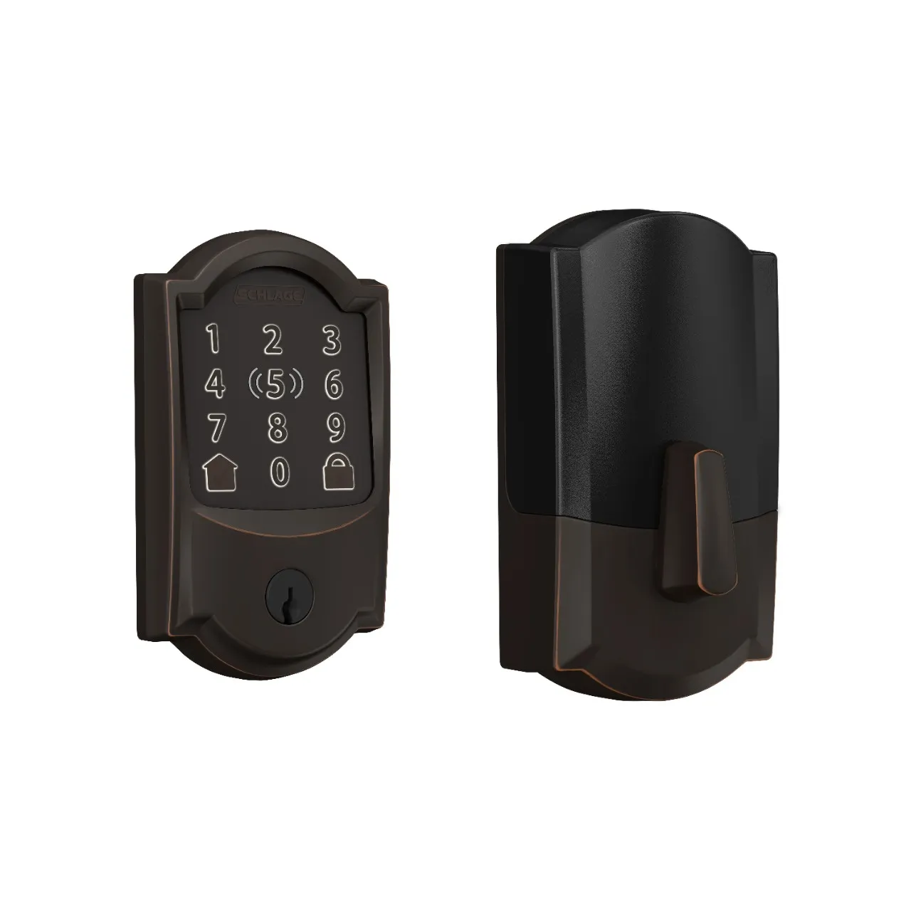 Schlage BE499WB CAM 716 Encode Plus WiFi Deadbolt Smart Lock