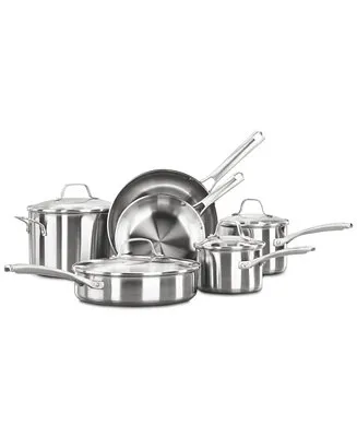 Calphalon Classic Stainless Steel Cookware Set, 10-Piece