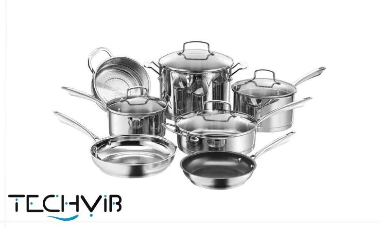 Cuisinart 11-Piece Professional Stainless Steel Cookware Set
