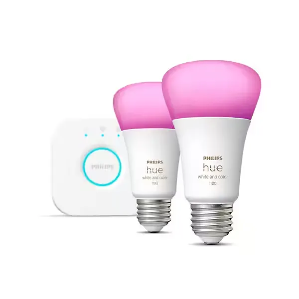 Philips Hue Smart 75W A19 LED Bulb - White and Color Ambiance Color-Changing Light