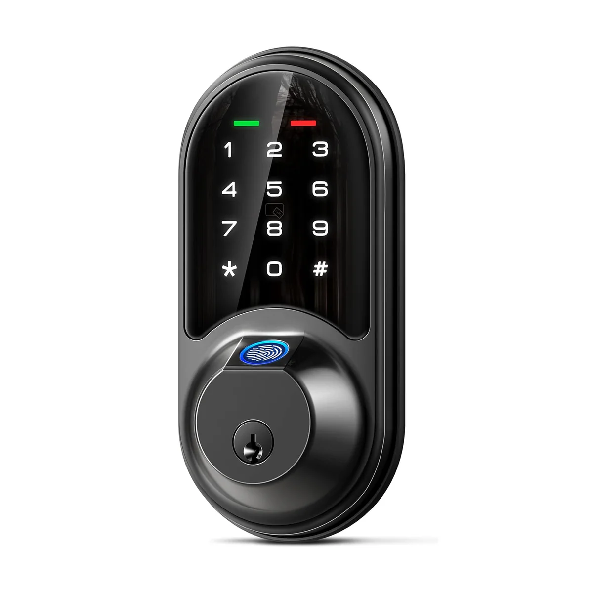 Veise RZ07 Smart Lock, Fingerprint Door Lock, 7-in-1 Keyless Entry with App Control