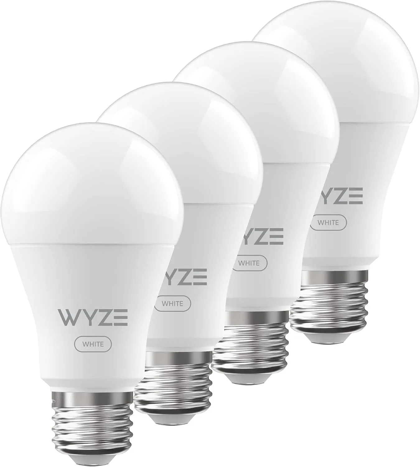 WYZE Bulb White, 800 Lumen, 90+CRI WiFi Tunable-White A19 Smart Light Bulb