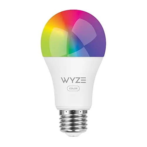 Wyze Bulb Color, 1100 Lumen WiFi RGB and Tunable White A19 Smart Bulb
